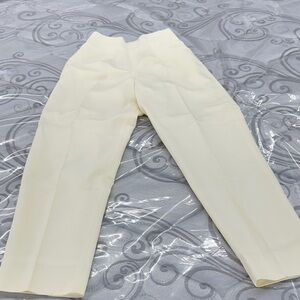 Elegant Cream Women's Pants
